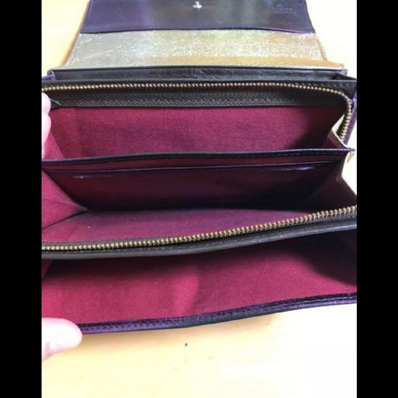 Vivienne Westwood galaxy stars long wallet universe pink and navy - Picture 4 of 7